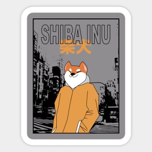 Shiba City Sticker